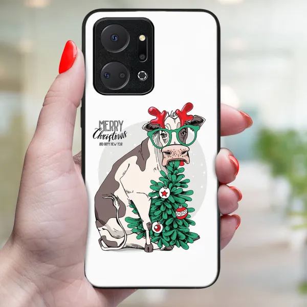MY ART Kryt s vianočným dizajnom Honor X7a MERRY CHRISTMAS (074)