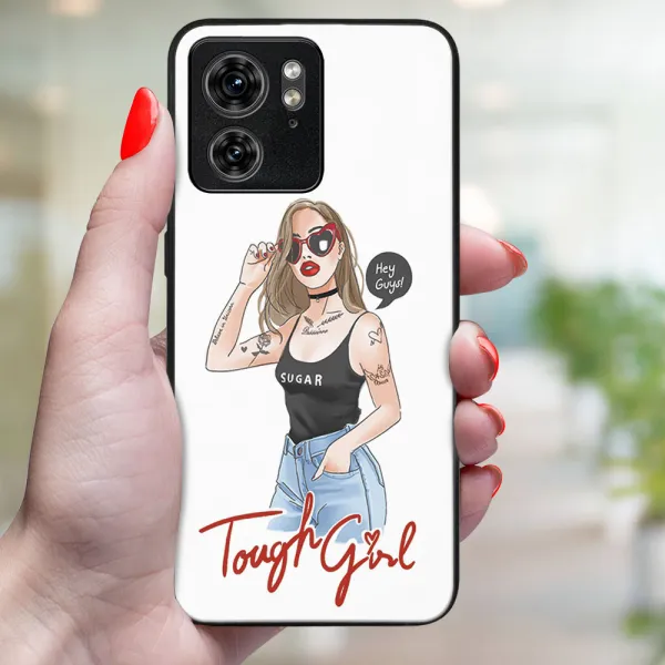 MY ART Ochranný kryt pre Motorola Edge 40 TOUGH GIRL (131)