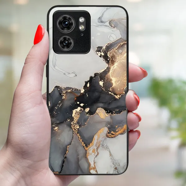 MY ART Ochranný kryt pre Motorola Edge 40 GREY MARBLE (140)