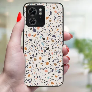 MY ART Ochranný kryt pre Motorola Edge 40 BEIGE TERRAZZO (162)