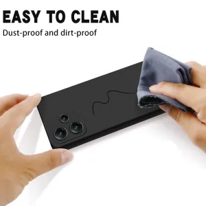 RUBBER Ochranný kryt pre Xiaomi Redmi 12 5G čierny