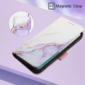 ART MARBLE Peňaženkový kryt Nokia C32 PURPLE