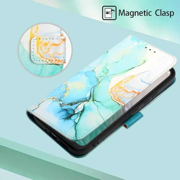 ART MARBLE Peňaženkový kryt Nokia C32 GREEN