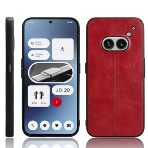LEATHER Ochranný kryt pre Nothing Phone 2a / (2a) Plus červený