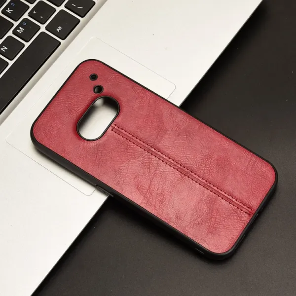 LEATHER Ochranný kryt pre Nothing Phone 2a / (2a) Plus červený