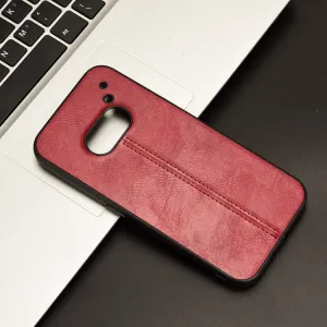 LEATHER Ochranný kryt pre Nothing Phone 2a / (2a) Plus červený