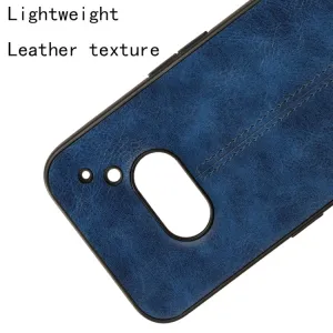 LEATHER Ochranný kryt pre Nothing Phone 2a / (2a) Plus modrý