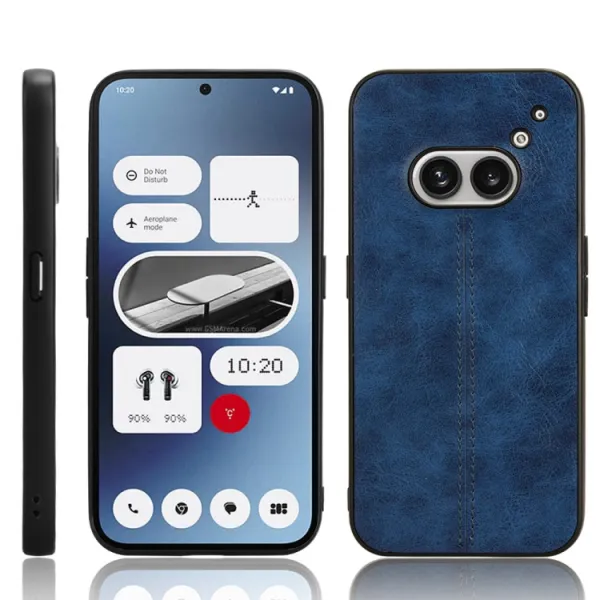 LEATHER Ochranný kryt pre Nothing Phone 2a / (2a) Plus modrý