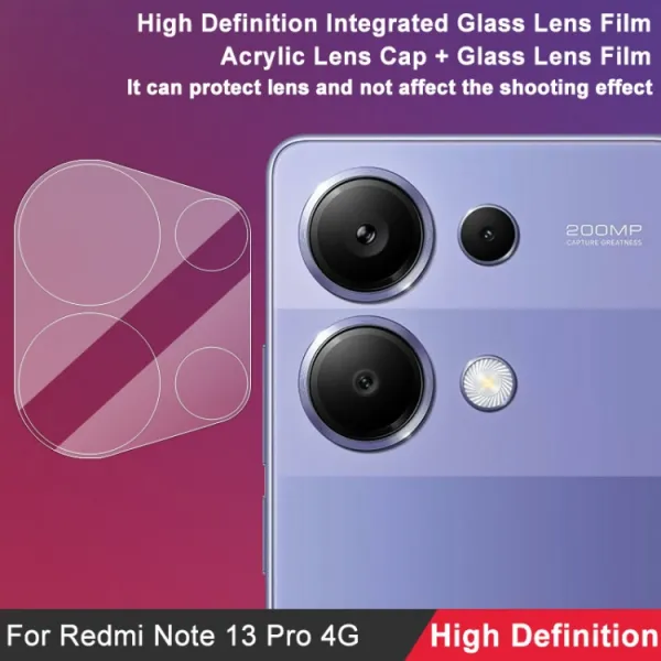 IMAK FULL COVER Sklo pre fotoaparát Xiaomi Redmi Note 13 Pro