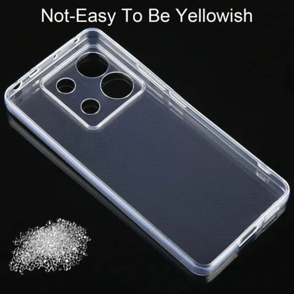 TPU Silikónový kryt pre Xiaomi Redmi Note 13 Pro 5G priehľadný