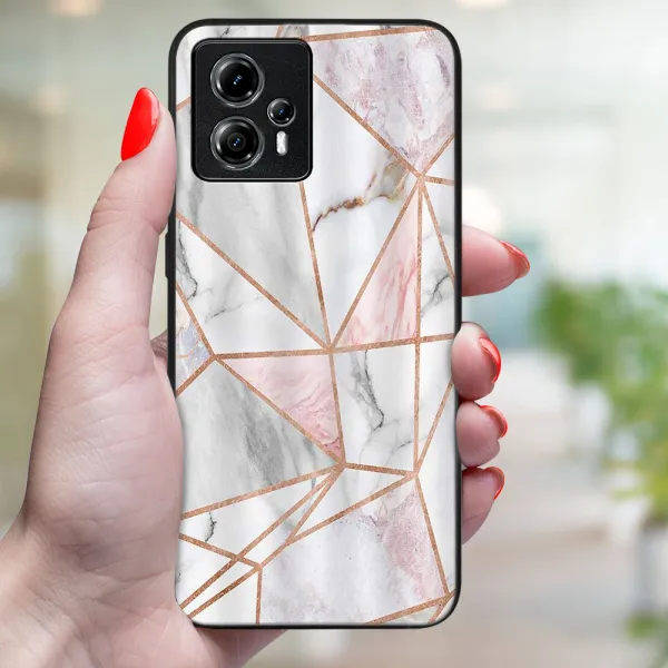 MY ART Ochranný kryt pre Motorola Moto G84 5G PINK MARBLE (143)