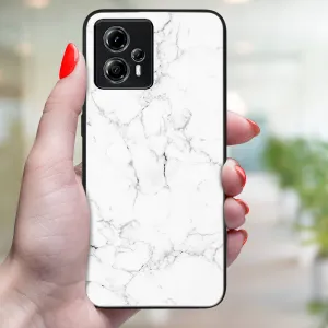 MY ART Ochranný kryt pre Motorola Moto G13 / G23 WHITE MARBLE (144)