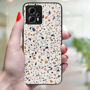 MY ART Ochranný kryt pre Motorola Moto G13 / G23 BEIGE TERRAZZO (162)