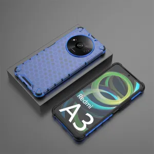 HONEYCOMB Ochranný kryt Xiaomi Redmi A3 modrý