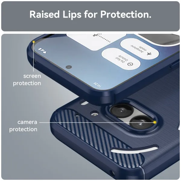 FLEXI TPU Ochranný kryt Nothing Phone 2a / (2a) Plus modrý