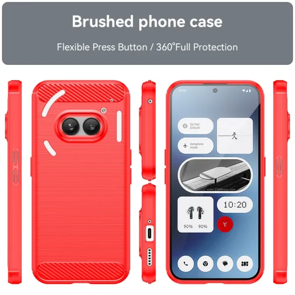 FLEXI TPU Ochranný kryt Nothing Phone 2a / (2a) Plus červený