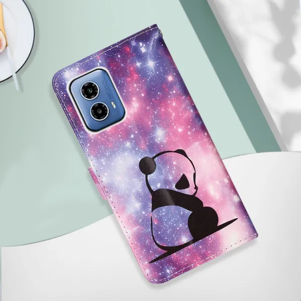 ART Peňaženkový kryt pre Motorola Moto G34 5G PANDA