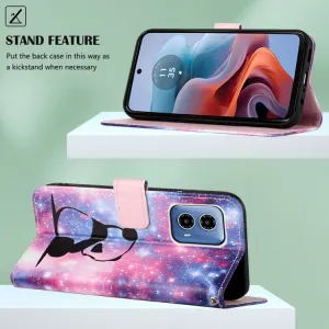 ART Peňaženkový kryt pre Motorola Moto G34 5G PANDA
