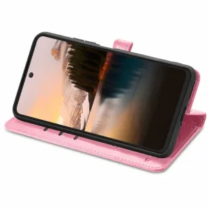 ART ANIMALS Peňaženkový obal pre  TCL 40 NXTPAPER 5G ružový