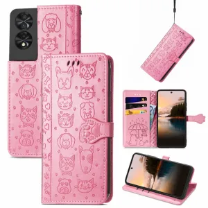 ART ANIMALS Peňaženkový obal pre  TCL 40 NXTPAPER 5G ružový