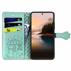 ART ANIMALS Peňaženkový obal pre  TCL 40 NXTPAPER 5G zelený