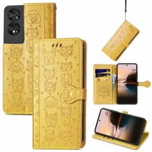 ART ANIMALS Peňaženkový obal pre  TCL 40 NXTPAPER 5G žltý