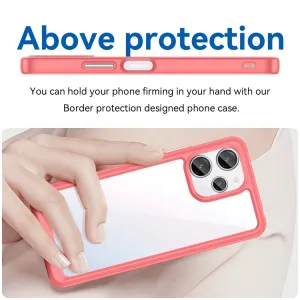 CRYSTAL Ochranný kryt pre Xiaomi Redmi 12 5G červený