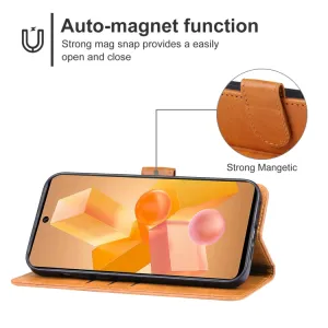 SMOOTH Peňaženkové puzdro pre Infinix Hot 40 Pro hnedé
