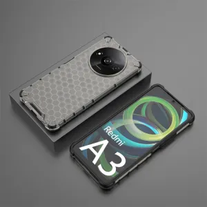 HONEYCOMB Ochranný kryt Xiaomi Redmi A3 čierny