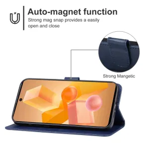 SMOOTH Peňaženkové puzdro pre Infinix Hot 40 Pro modré