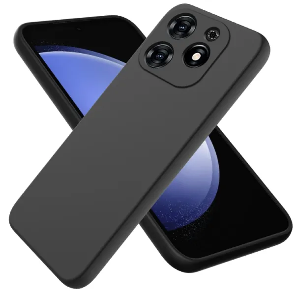 RUBBER Ochranný kryt pre Tecno Spark 20C / Tecno Spark Go 2024 čierny