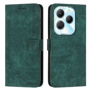STRIPE Peňaženkové puzdro s remienkom Infinix Hot 40 / Hot 40 Pro zelené