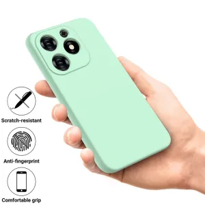 RUBBER Ochranný kryt pre Tecno Spark 20C / Tecno Spark Go 2024 zelený