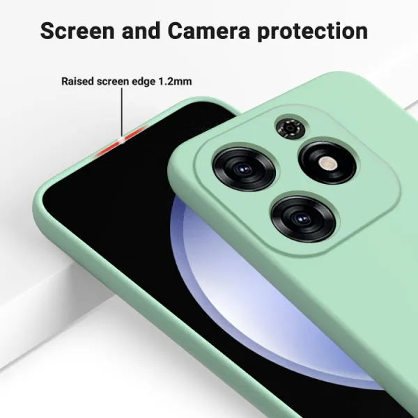 RUBBER Ochranný kryt pre Tecno Spark 20C / Tecno Spark Go 2024 zelený