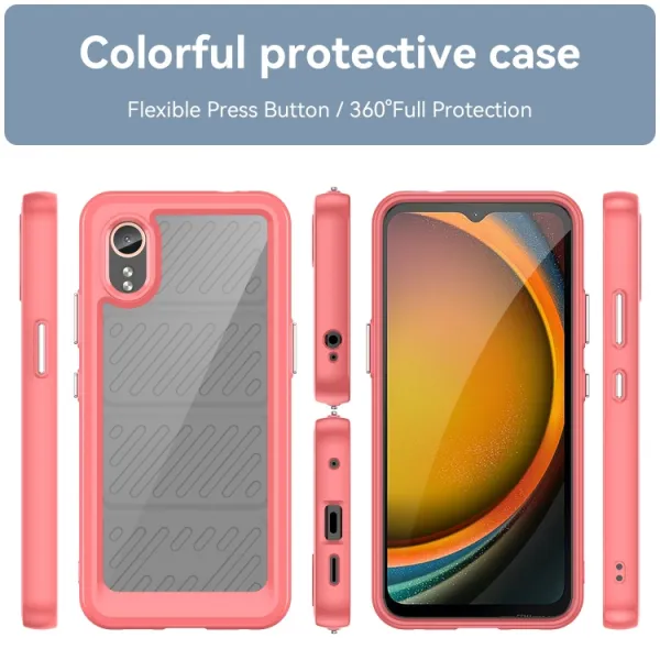 CRYSTAL Ochranný kryt pre Samsung Galaxy Xcover 7 červený