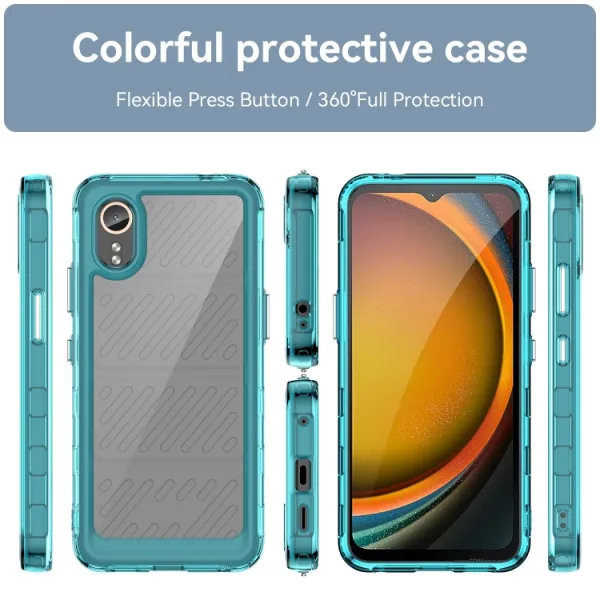 CRYSTAL Ochranný kryt pre Samsung Galaxy Xcover 7 tyrkysový
