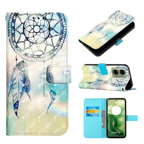 ART Peňaženkový kryt pre Motorola Moto G04 / G24 / G24 Power DREAMCATCHER
