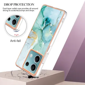 IMD MARBLE Ochranný kryt pre Xiaomi Redmi Note 13 5G GREEN