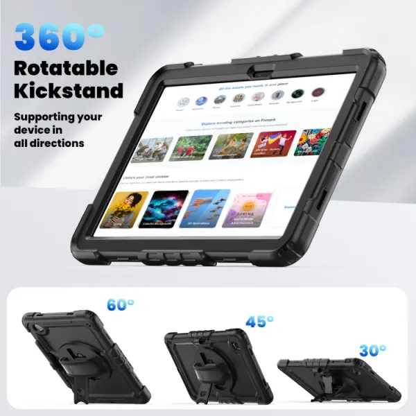 SOLID 360 Odolný obal pre Lenovo Tab M11 / K11 čierny
