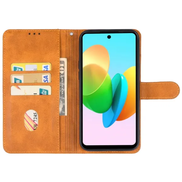 SMOOTH Peňaženkové puzdro pre Tecno Spark 20C / Tecno Spark Go 2024 hnedé