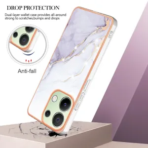 IMD MARBLE Ochranný kryt pre Xiaomi Redmi Note 13 WHITE
