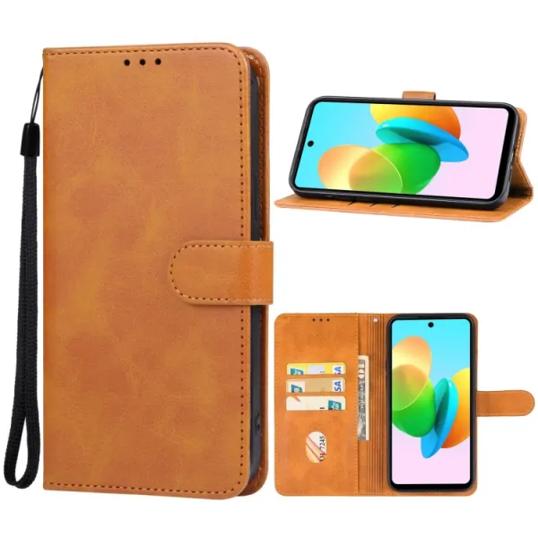 SMOOTH Peňaženkové puzdro pre Tecno Spark 20C / Tecno Spark Go 2024 hnedé