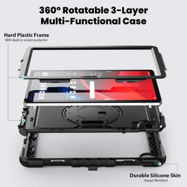 SOLID 360 Odolný obal pre Lenovo Tab M11 / K11 čierny