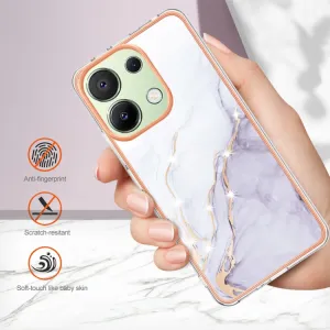 IMD MARBLE Ochranný kryt pre Xiaomi Redmi Note 13 WHITE