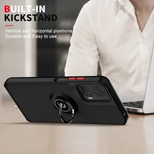 SHADOW Ochranný kryt s držiakom Motorola Moto G04 / G24 / G24 Power svetlomodrý