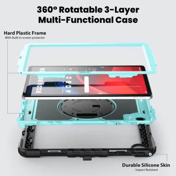 SOLID 360 Odolný obal pre Lenovo Tab M11 / K11 svetlomodrý