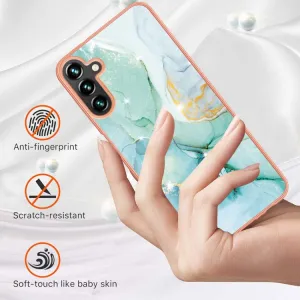 IMD MARBLE Ochranný kryt pre Samsung Galaxy A35 5G GREEN