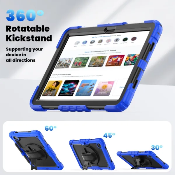 SOLID 360 Odolný obal pre Lenovo Tab M11 / K11 tmavomodrý