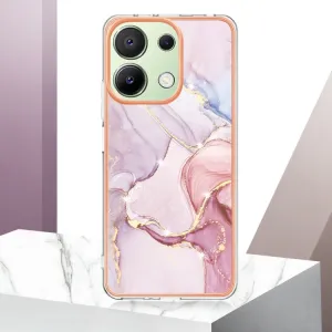 IMD MARBLE Ochranný kryt pre Xiaomi Redmi Note 13 ROSE GOLD