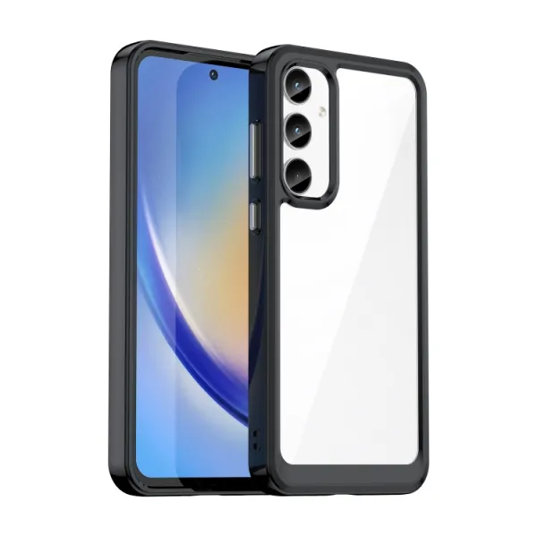 CRYSTAL Ochranný kryt pre Samsung Galaxy A35 5G čierny